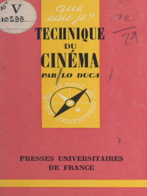 cover image of Technique du cinéma